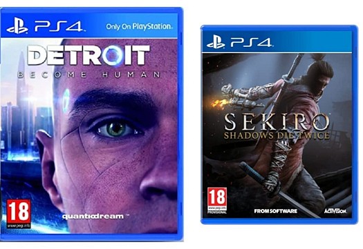 Recherche jeux ps4 sekiro et detroit become human