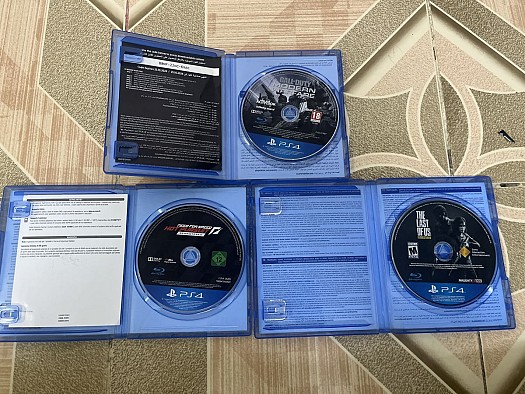 Vente d un lot de 3 cd ps4