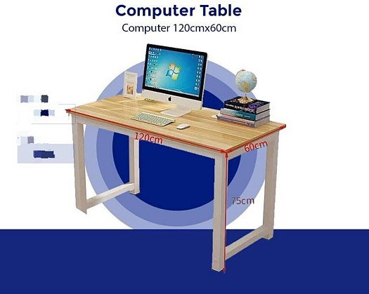 Table en bois élégante pour PC portable