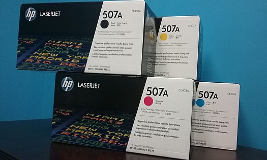 Cartouches encre HP 507 A, toutes couleurs disponibles