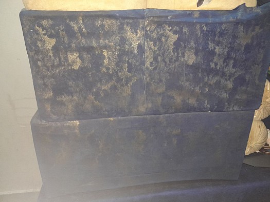 Salon en forme L, peu utilisé et de bonne qualité