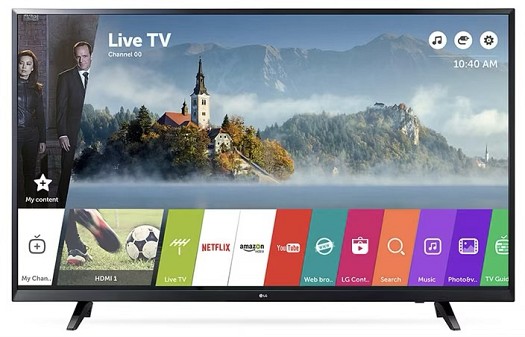 TV LG 43 FHD Smart avec Wi-Fi, HDR et applis Youtube, Netflix et Disney+