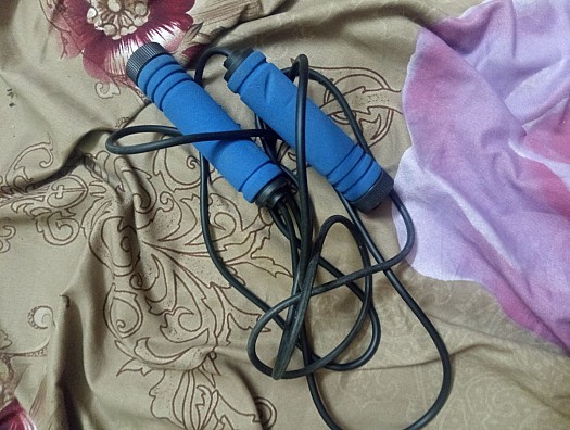 Corde à sauter bleue pour la boxe