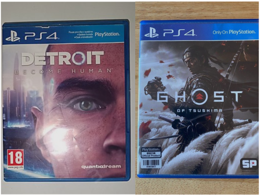 Jeux PS4 - Ghost of Tsushima et Detroit: Become Human
