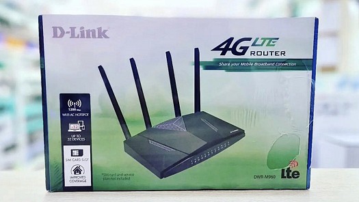 High-Speed Dlink 4G Router with SIM Card - Like New