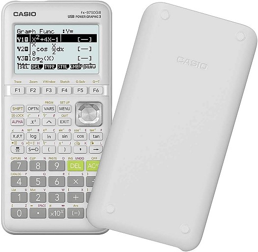Calculatrice graphique Casio, blanche, 4 mois d\'utilisation pour le bac