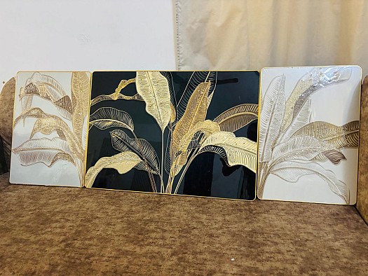 Cadres trio décoratifs en bois