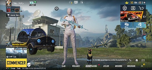 Collection PUBG Mobile LV71 avec 23 armes améliorées et 3 Xsuit inclus