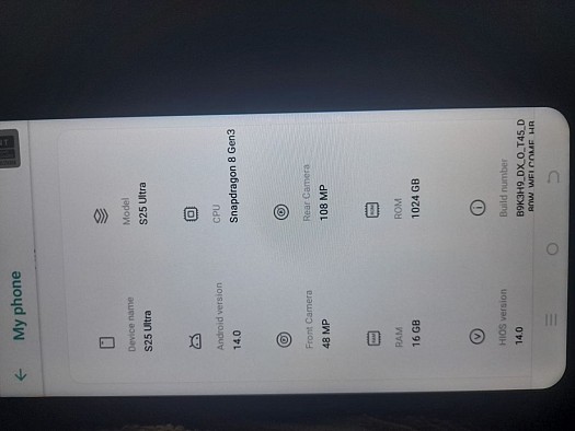Smartphone S25 Ultra, comme neuf