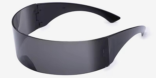 KLASSNUM visière futuriste étroite