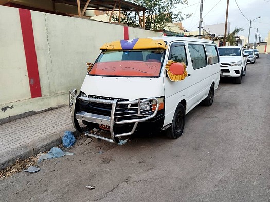 Minibus Toyota diesel, transmission manuelle