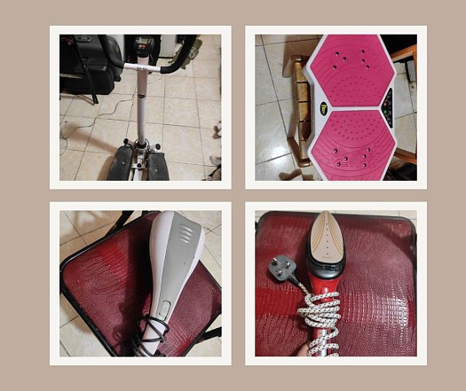 Nombreux matériels de sport et électroménagers en vente