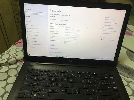 PC HP 4Go RAM, 1.10GHz, 64GB stockage, Core i2 - Négociable