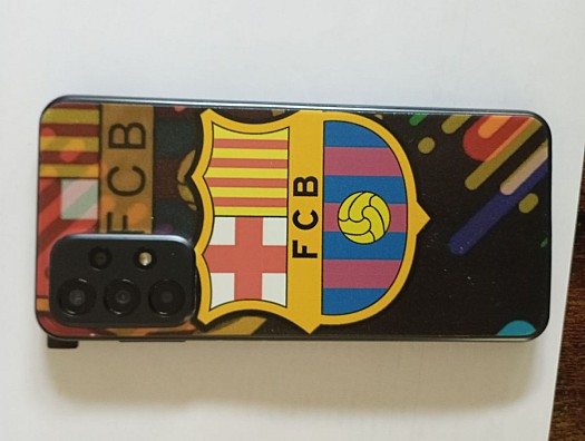 Samsung Galaxy A23 5G reconditionné avec logo Barça