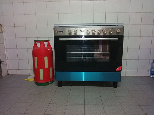 Cuisinière ZAM 5 feux 90X60 inox, full option, 6 mois d\'utilisation