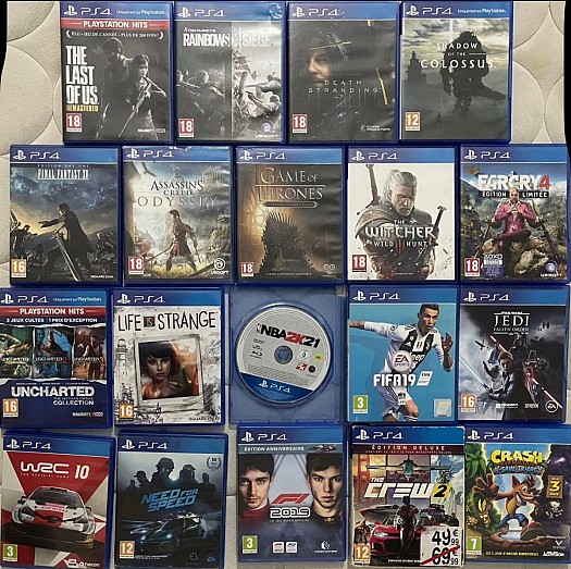 Jeux PlayStation 4 en excellent état