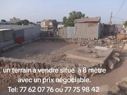 Terrain 96m² avec titre provisoire et clôture à 8m à vendre