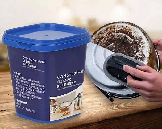 Détergent puissant pour nettoyer les ustensiles de cuisine