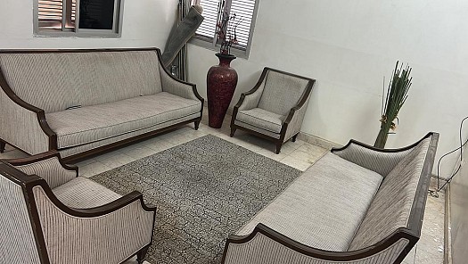 Ensemble salon en marbre avec Accessoires - Meubles de Qualité