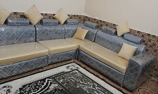 Salon L moderne et élégant pour jeunes mariés ou relooking