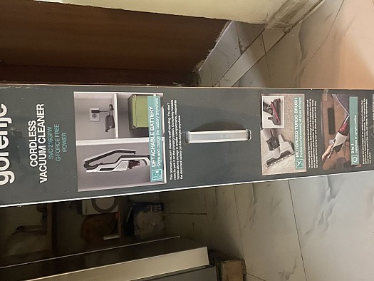 Aspirateur Gorenje SVC216GFW - Batterie détachable - Toutes surfaces