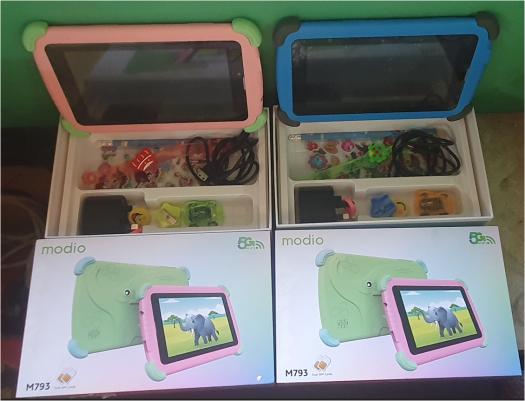 Tablettes Modio M793 Kids, 6GB RAM, 256GB, 7, 2 caméras, 3,000mAh