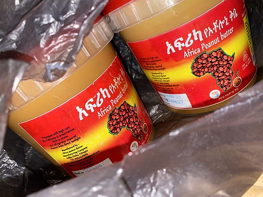 Pâte de cacahuète riche en vitamines pour la prise de masse