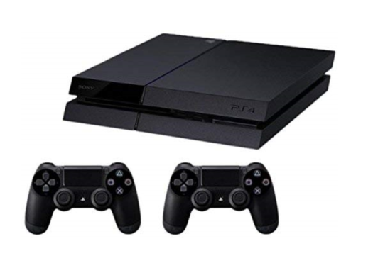 PS4 avec jeux EA Foot 2025, GTA V et F1