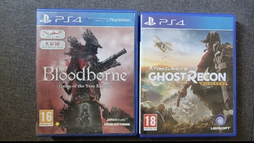 Jeux PS4 Bloodborn et Ghost Recon Wildlands