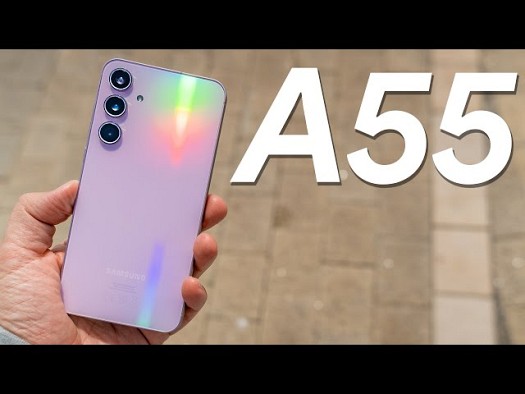 Samsung A55 5G - 256Go - 12Go RAM - Rose - Prix négociable