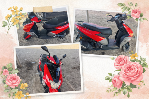 Moto TVS 125CC, excellent état, prix réduit