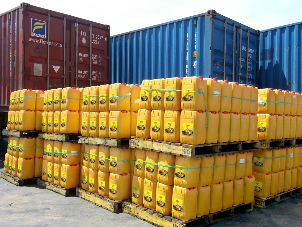 Vegetable cooking oil 20 litre 1 X 20 ft container à Djibouti