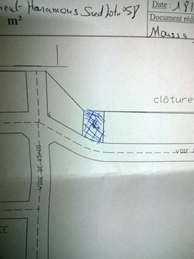 Terrain de 354 m² situe a haramous sud