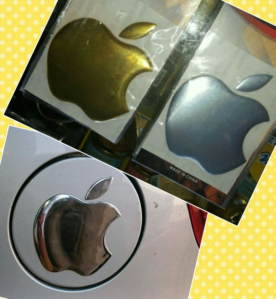 Autocollant de la marque à pomme ''Apple''