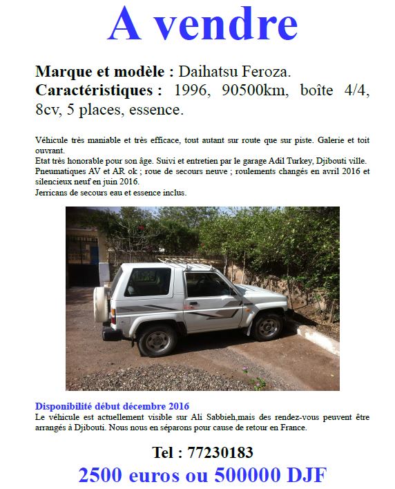 4x4 DAIHATSU FEROZA
