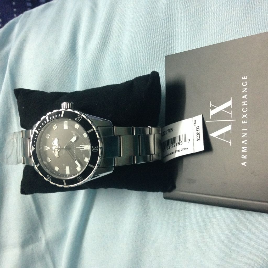 Montre de marque armani