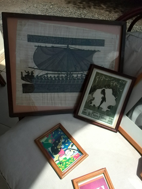 Tableaux-cadres sous verre décoratifs