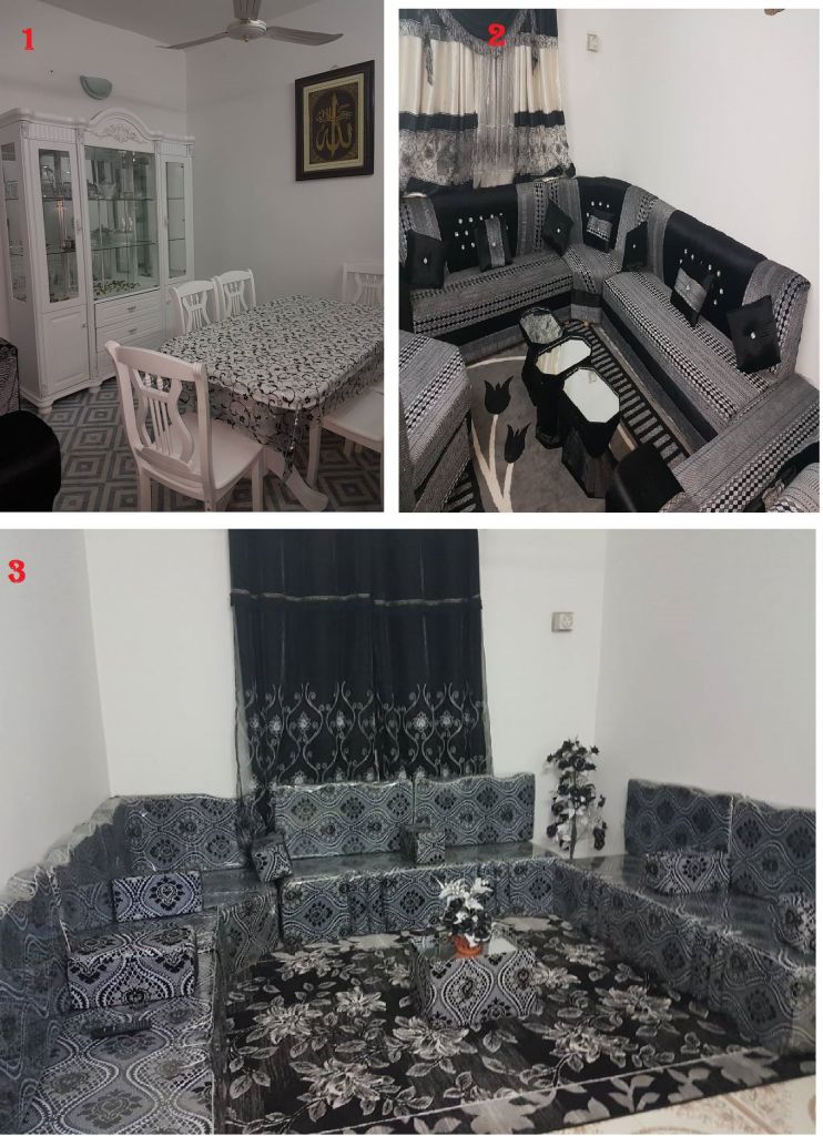 TABLE + ARMOIRE + SALON TOUT NEUF