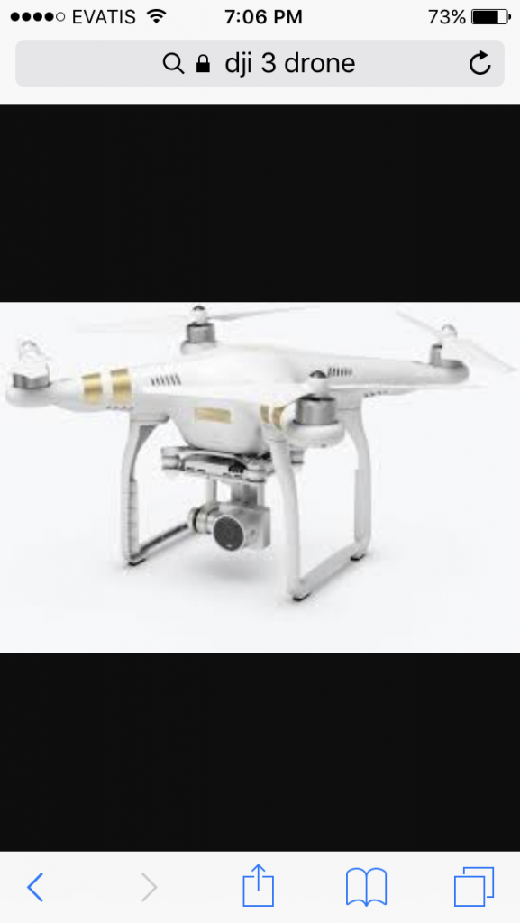 DJI phantom 3 drone