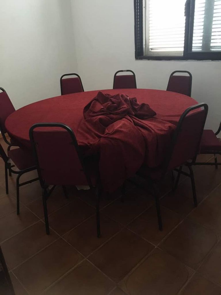 Dining table with 8 chairs