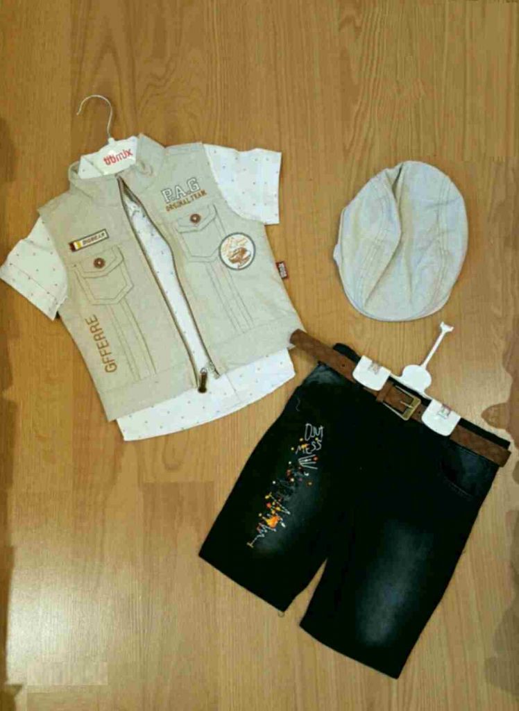 Ensemble garçon 3 pièces + casquette
