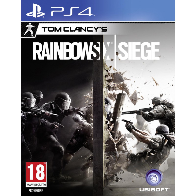 Échange de CD ps4 neuf (online/internet pour le multijoueur et solo juska 10 missions) tom clanci's rainbow six siege