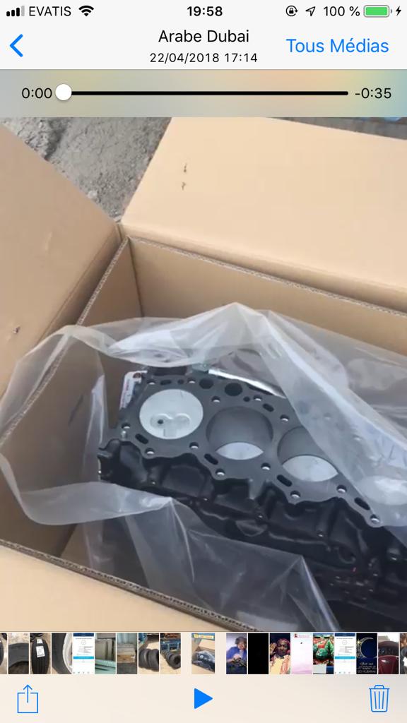 Bloc moteur HZ1G pour Toyota land cruiser