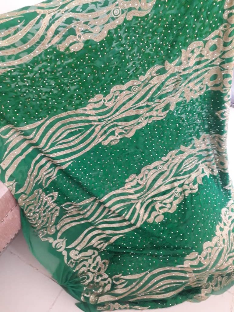 Le boubou vert mariage