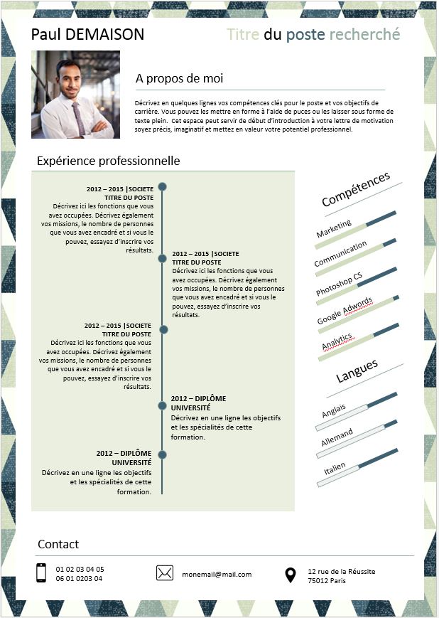 Kit emploi : modèles CV et lettres de motivation