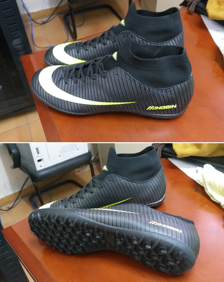 chaussures Hommes de Football haut gazon orginales et neuf